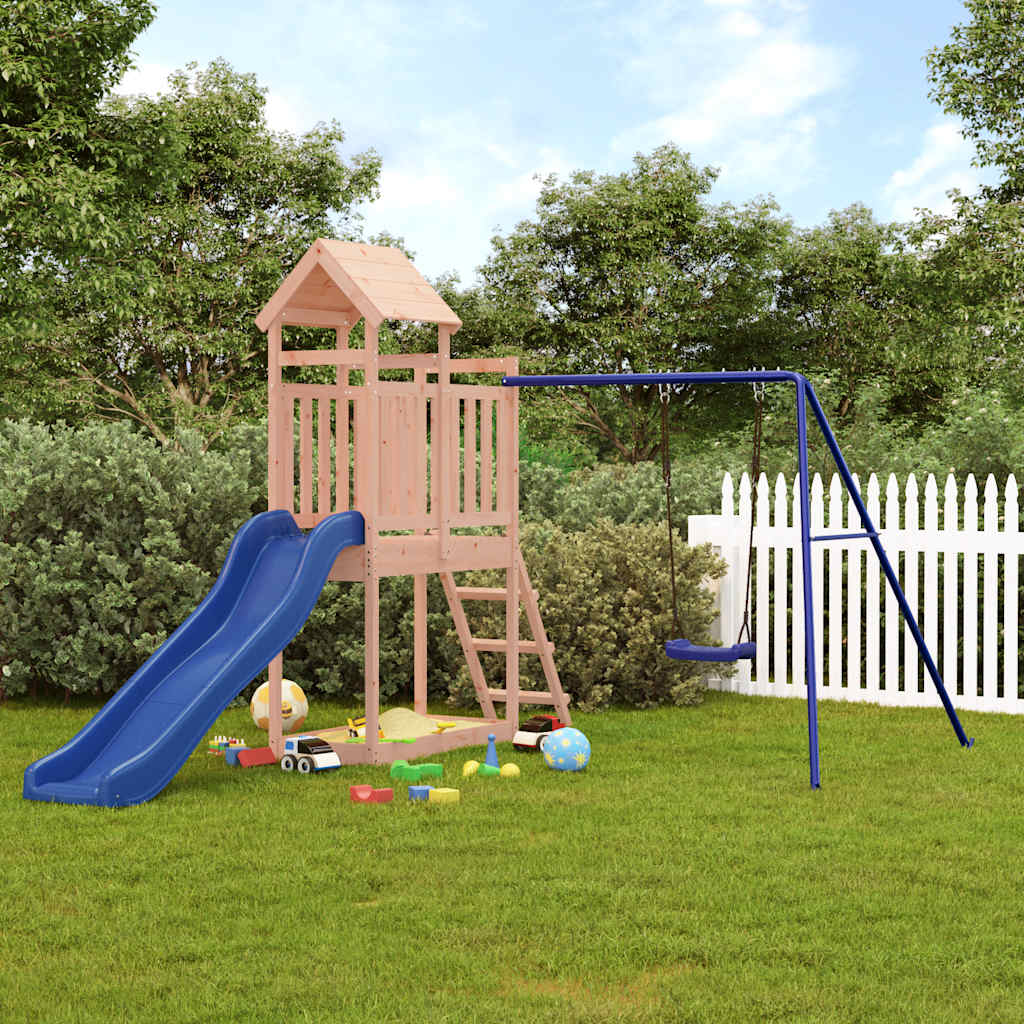 outdoor playground, rough wood