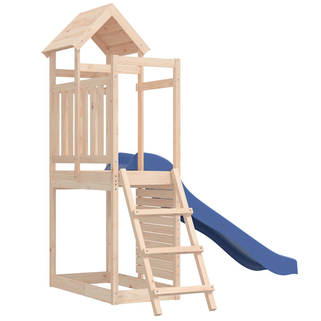 outdoor playground, pine wood