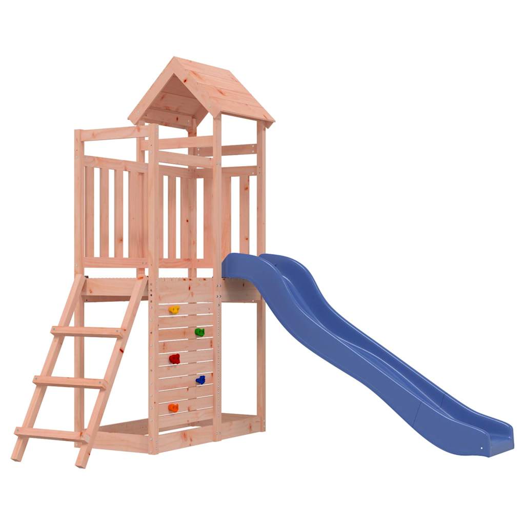 outdoor playground, rough wood