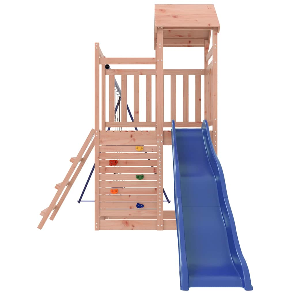 outdoor playground, rough wood