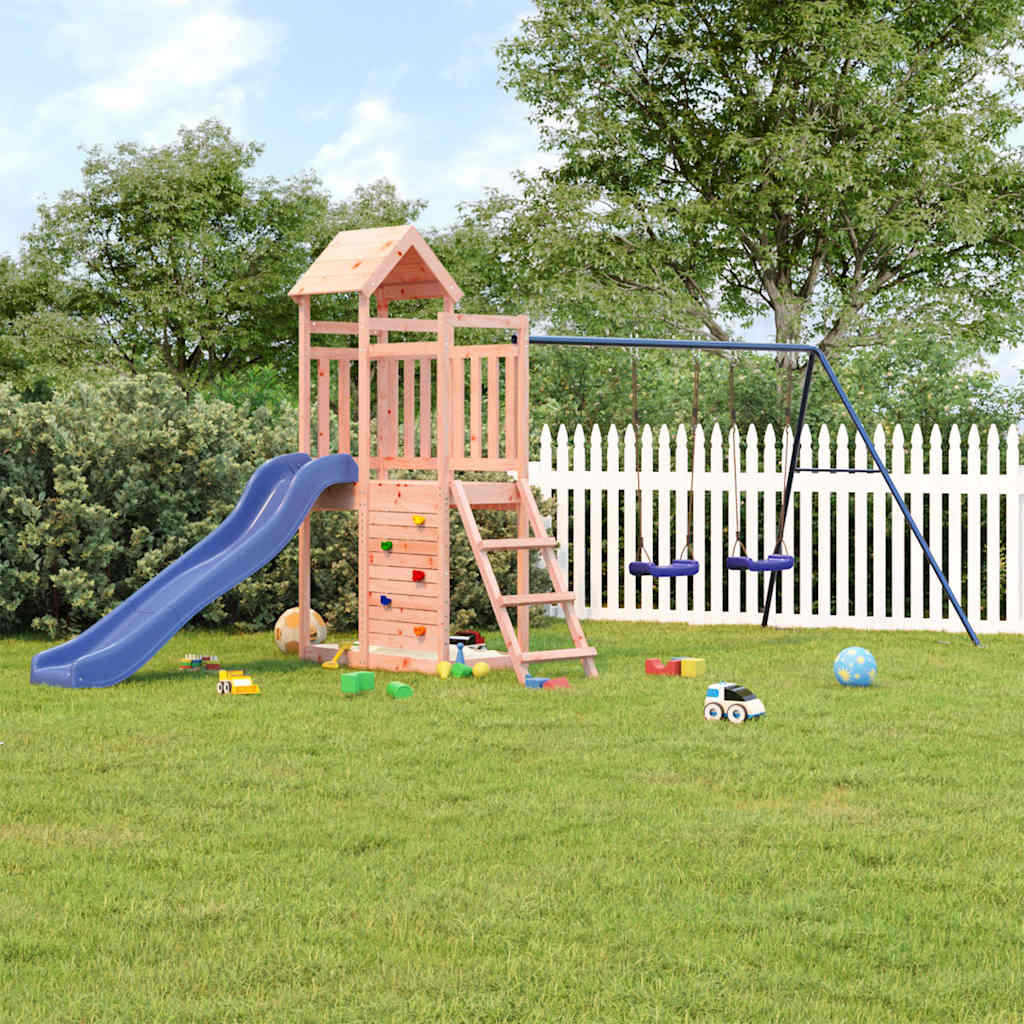 outdoor playground, rough wood