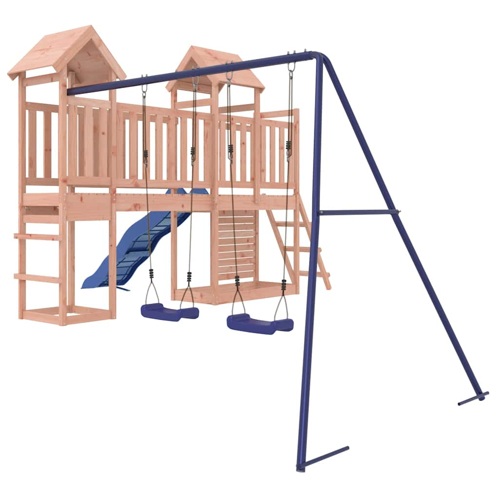 outdoor playground, rough wood