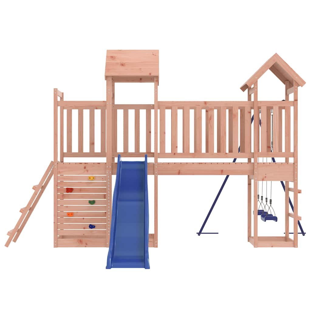 outdoor playground, rough wood