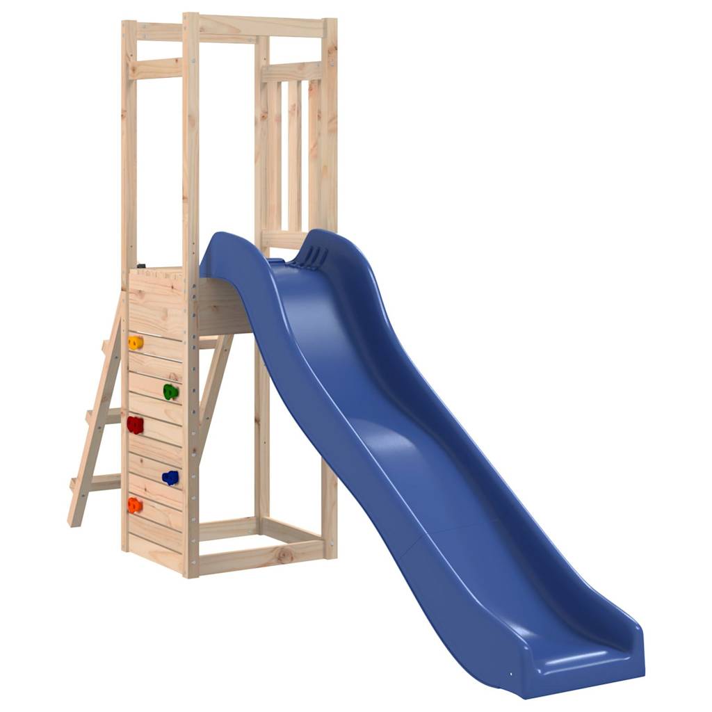 outdoor playground, pine wood