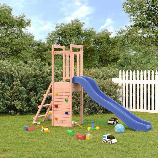 outdoor playground, rough wood