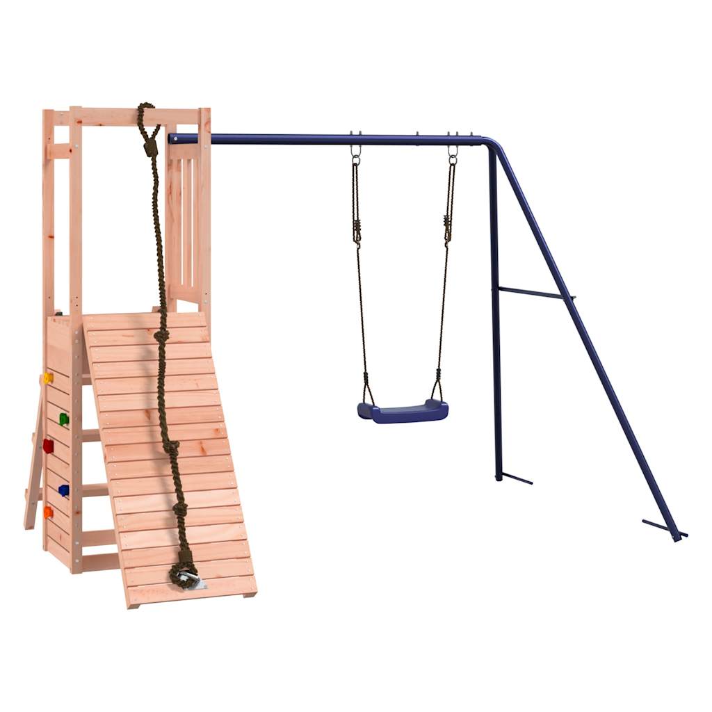 outdoor playground, rough wood