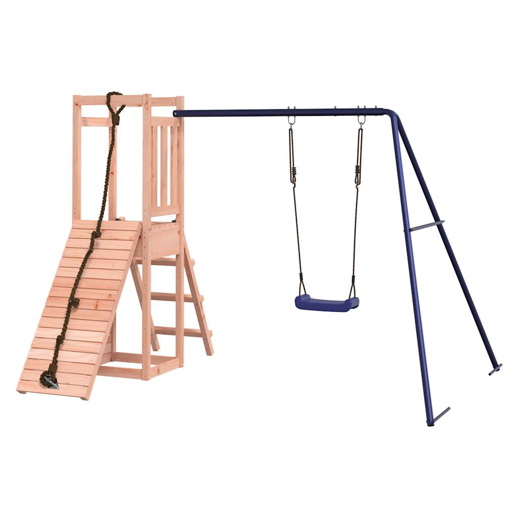 outdoor playground, rough wood