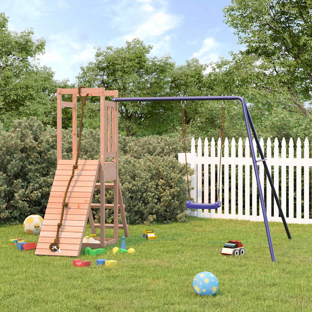 outdoor playground, rough wood