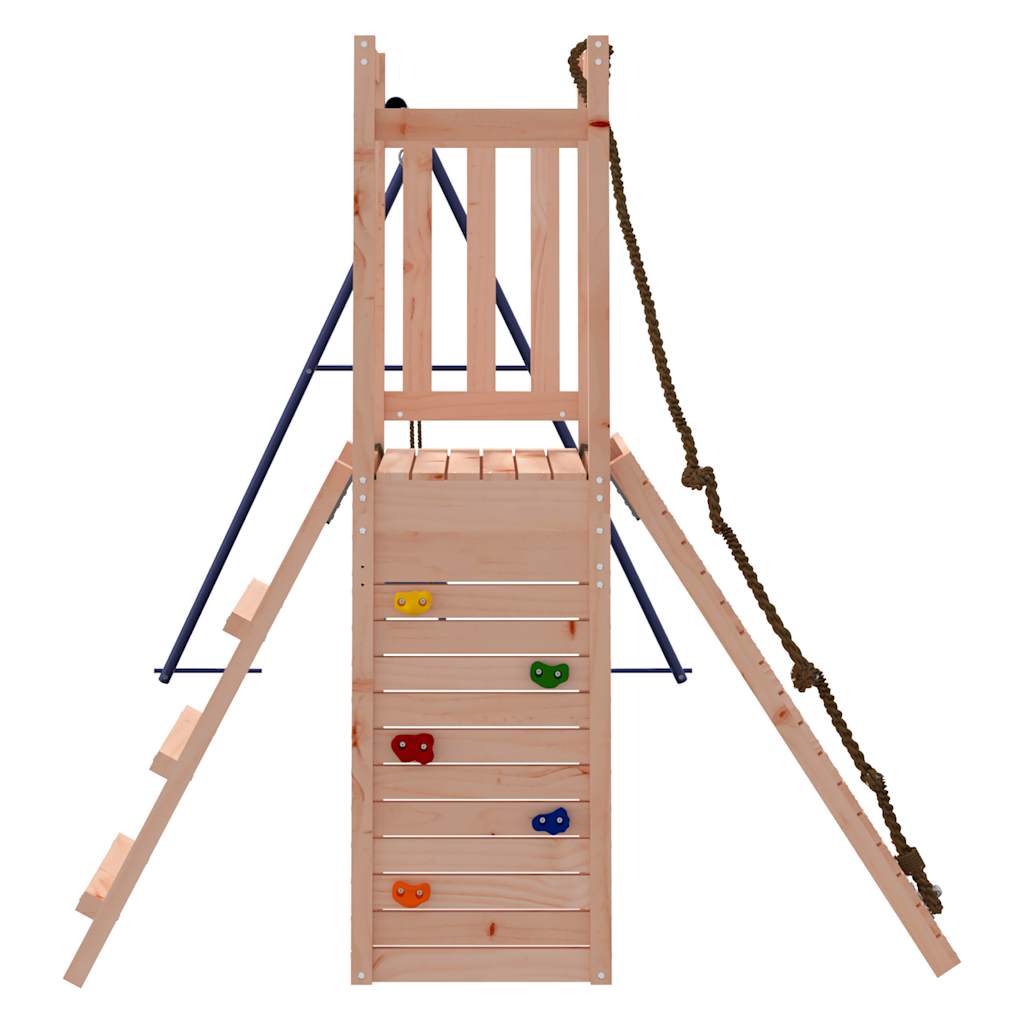 outdoor playground, rough wood