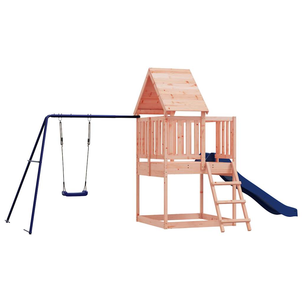 outdoor playground, rough wood