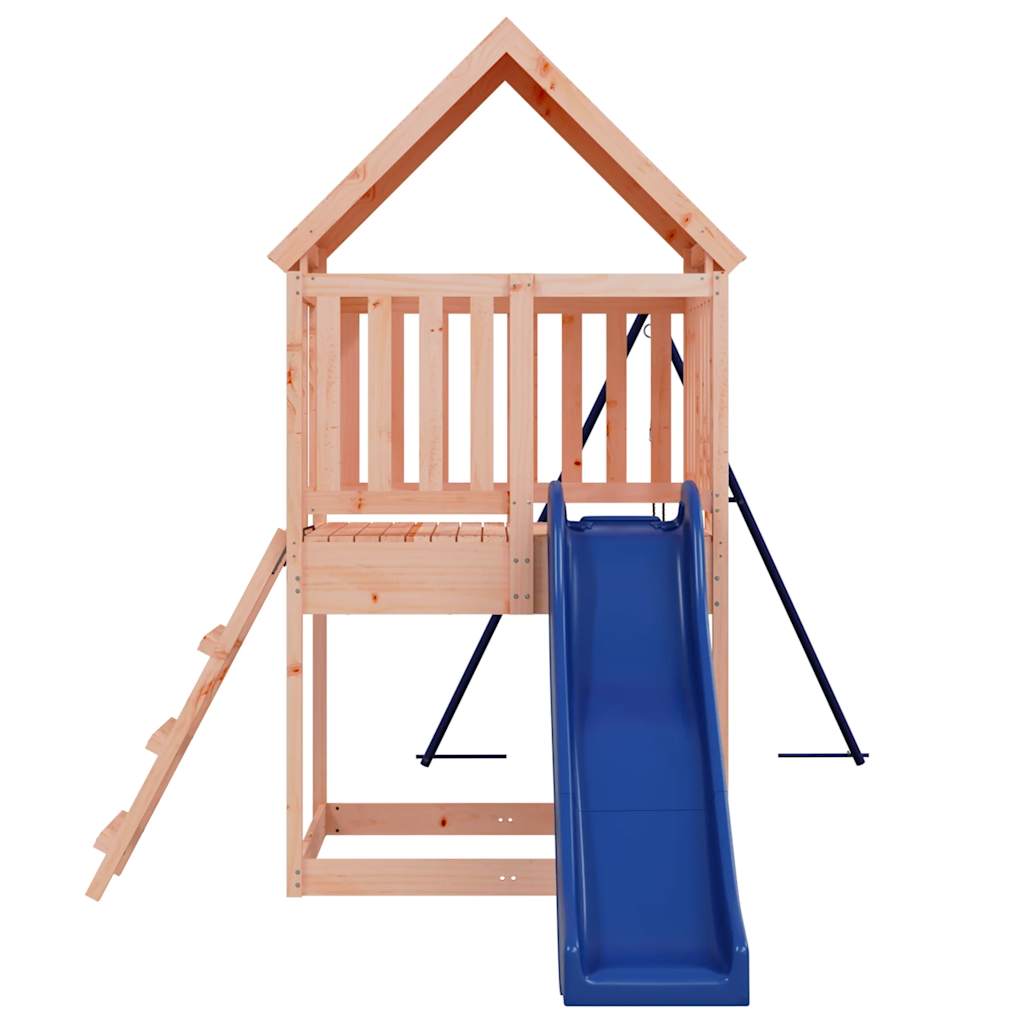 outdoor playground, rough wood