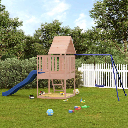 outdoor playground, rough wood