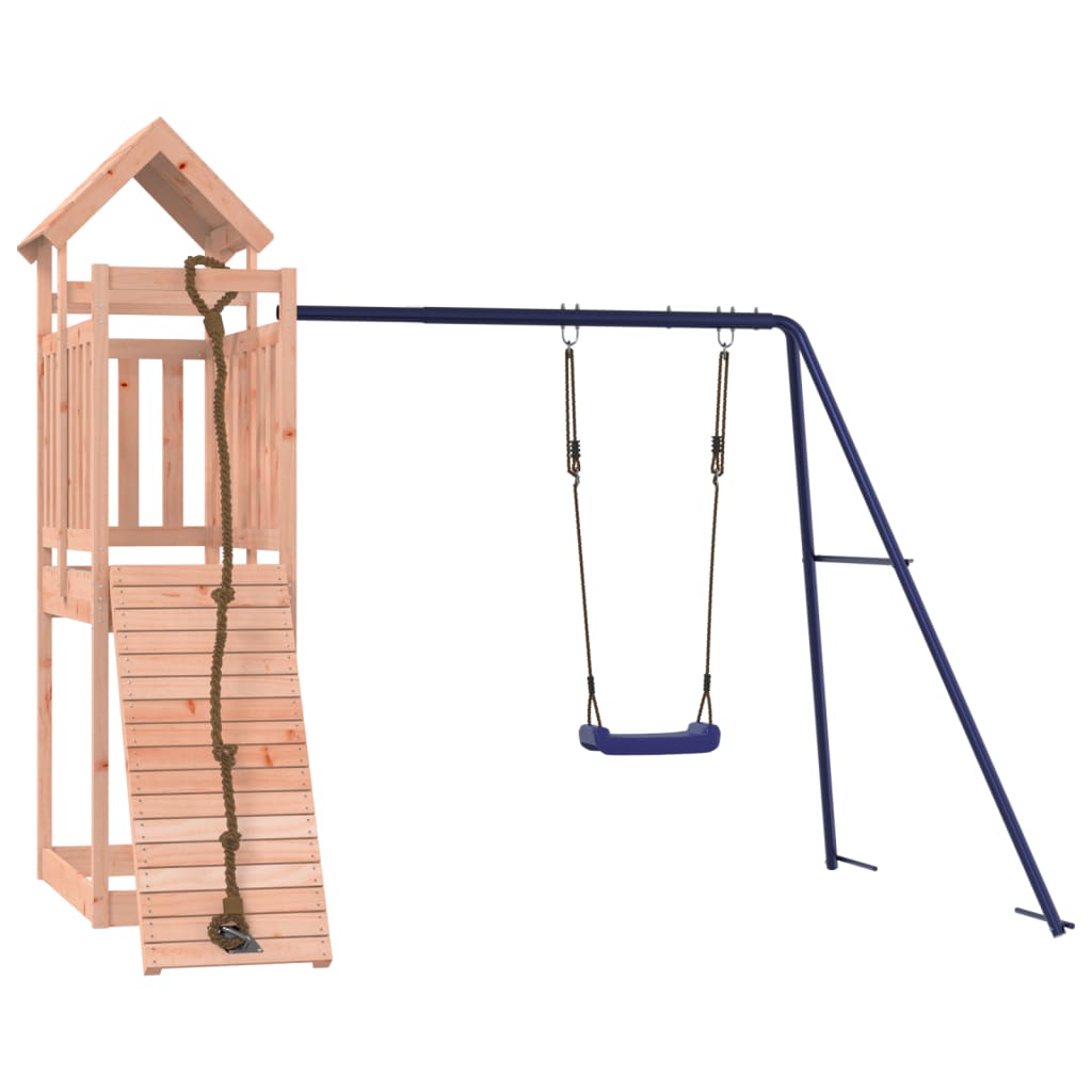 outdoor playground, rough wood