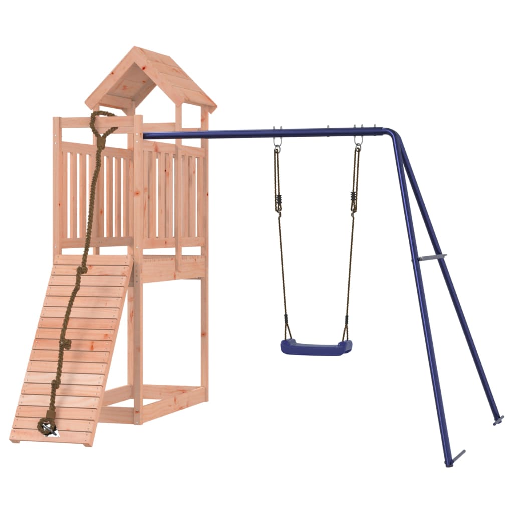 outdoor playground, rough wood