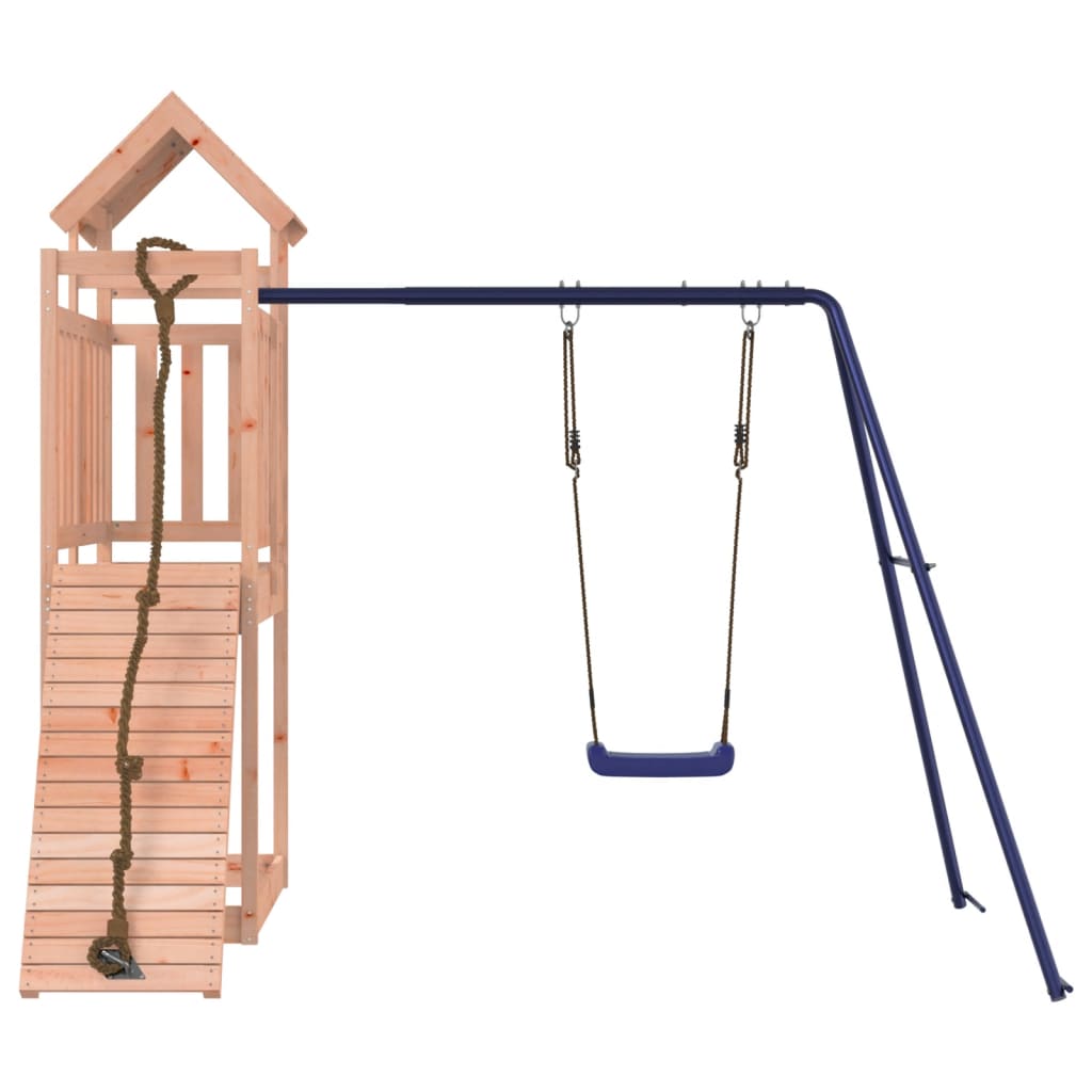 outdoor playground, rough wood