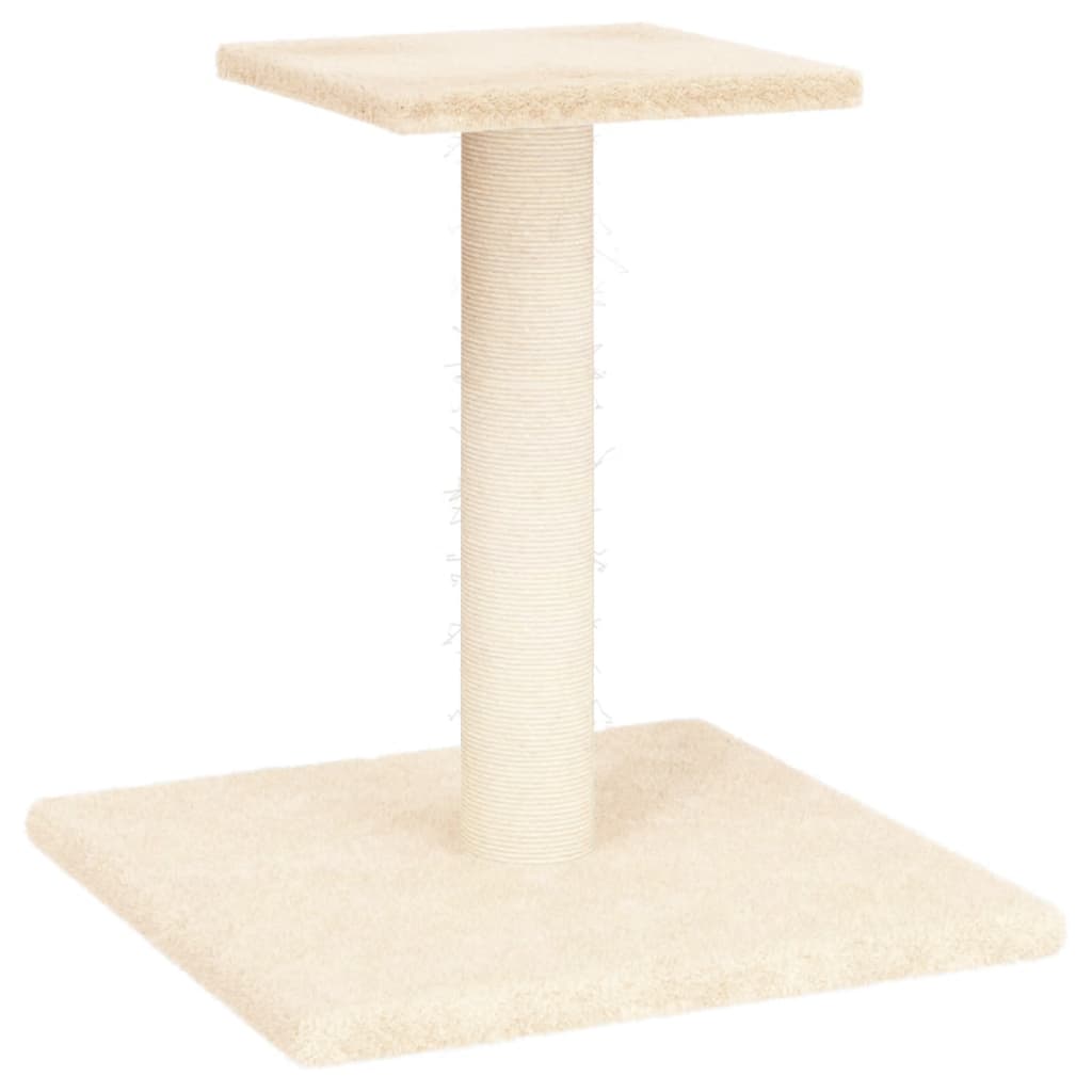 cat scratching post, cream, 38 cm