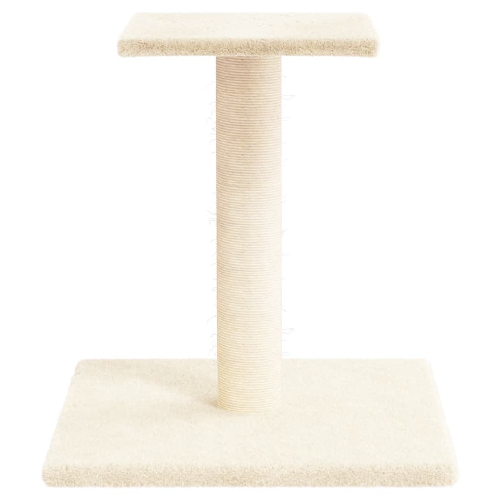 cat scratching post, cream, 38 cm