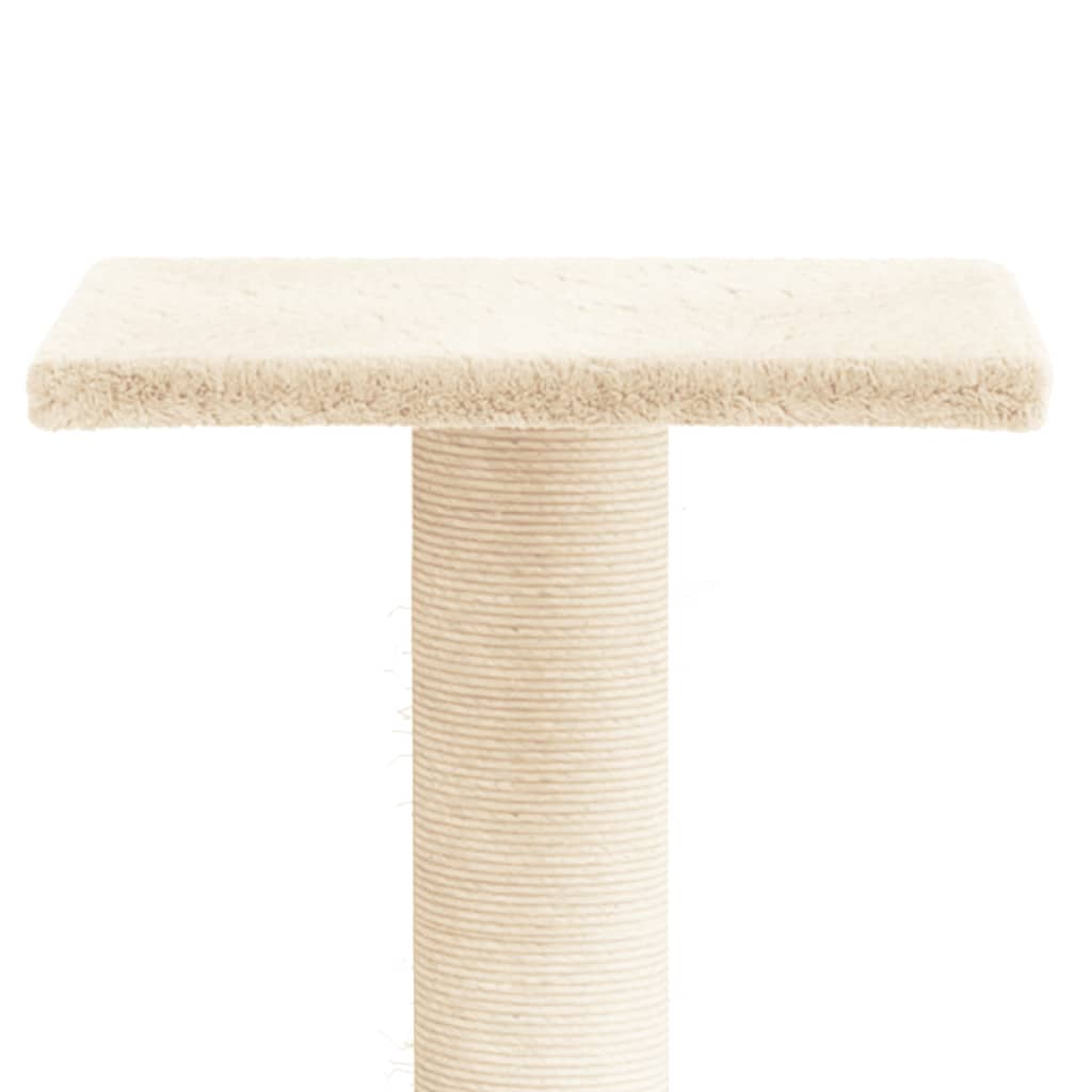 cat scratching post, cream, 38 cm