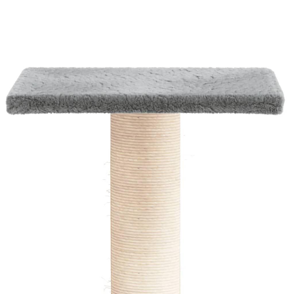 cat scratching post, light gray, 38 cm