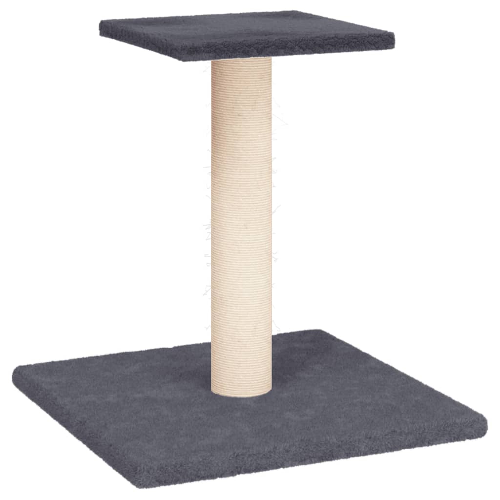 cat scratching post, dark grey, 38 cm