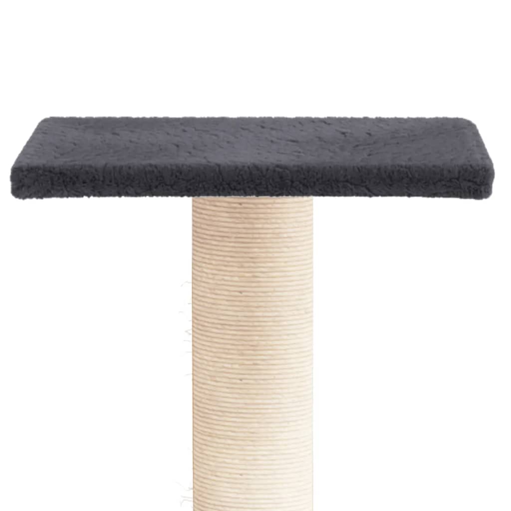 cat scratching post, dark grey, 38 cm