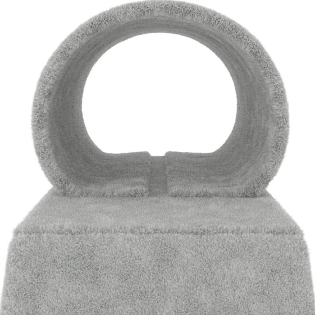 Cat scratching post with tunnel and ladder, light grey, 55.5 cm