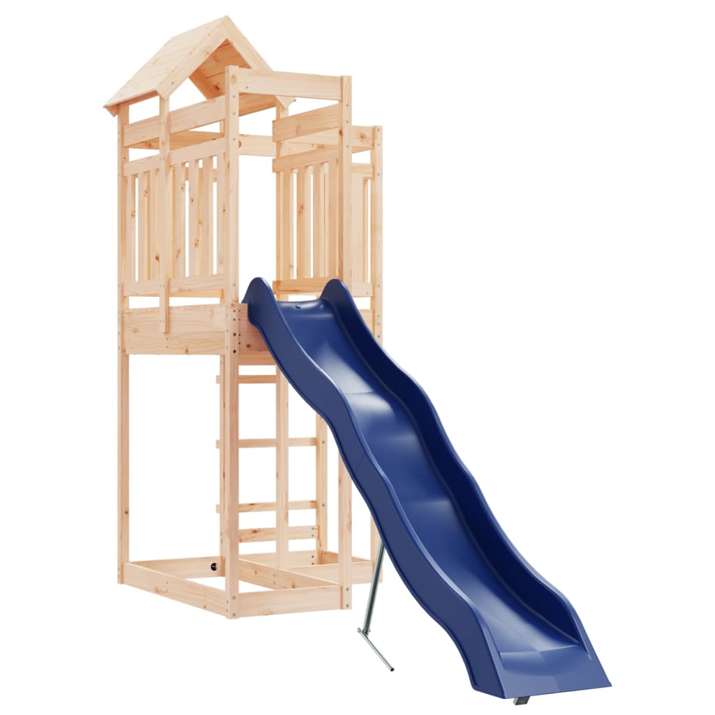 outdoor playground, pine wood