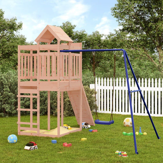 outdoor playground, rough wood