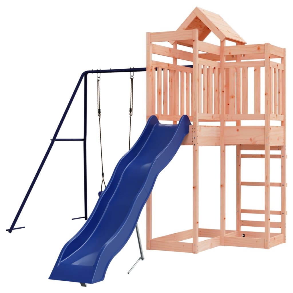 outdoor playground, rough wood