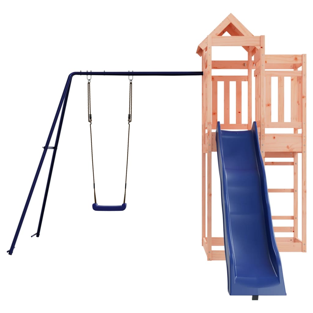 outdoor playground, rough wood