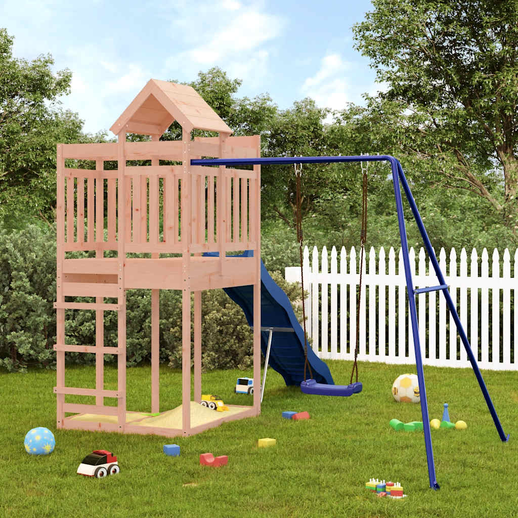 outdoor playground, rough wood