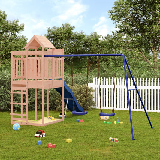 outdoor playground, rough wood