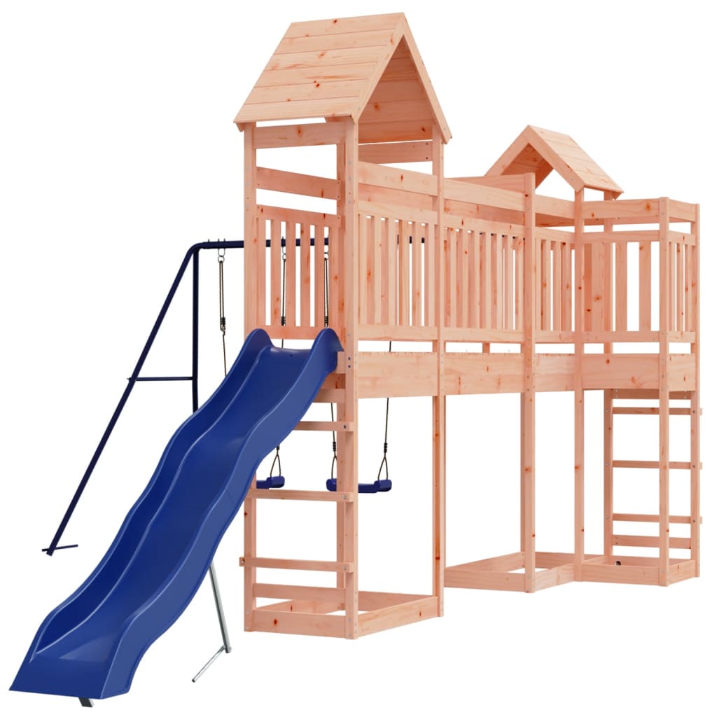 outdoor playground, rough wood