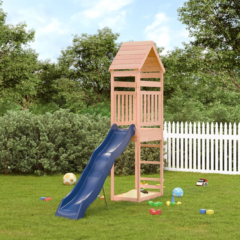 outdoor playground, rough wood