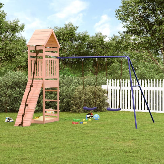 outdoor playground, rough wood