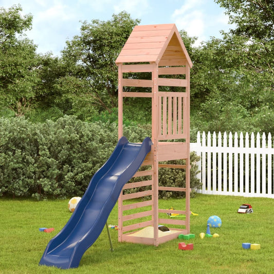 outdoor playground, rough wood