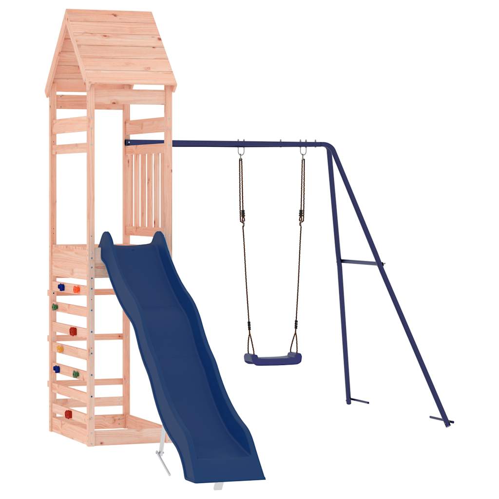 outdoor playground, rough wood