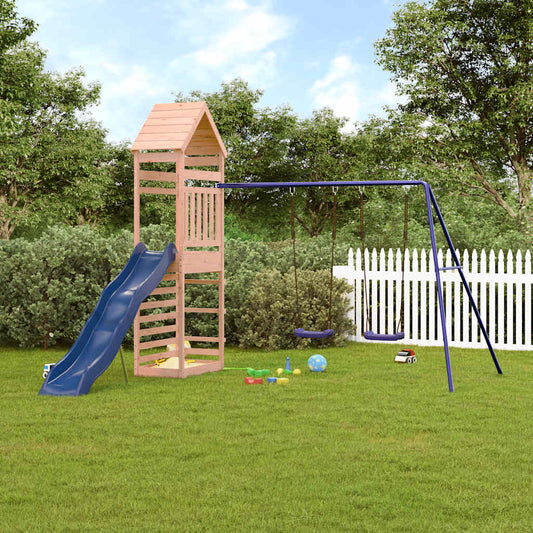 outdoor playground, rough wood