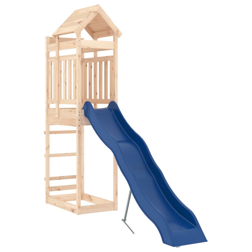 outdoor playground, pine wood