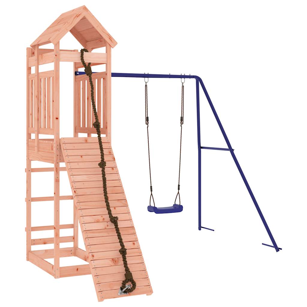 outdoor playground, rough wood