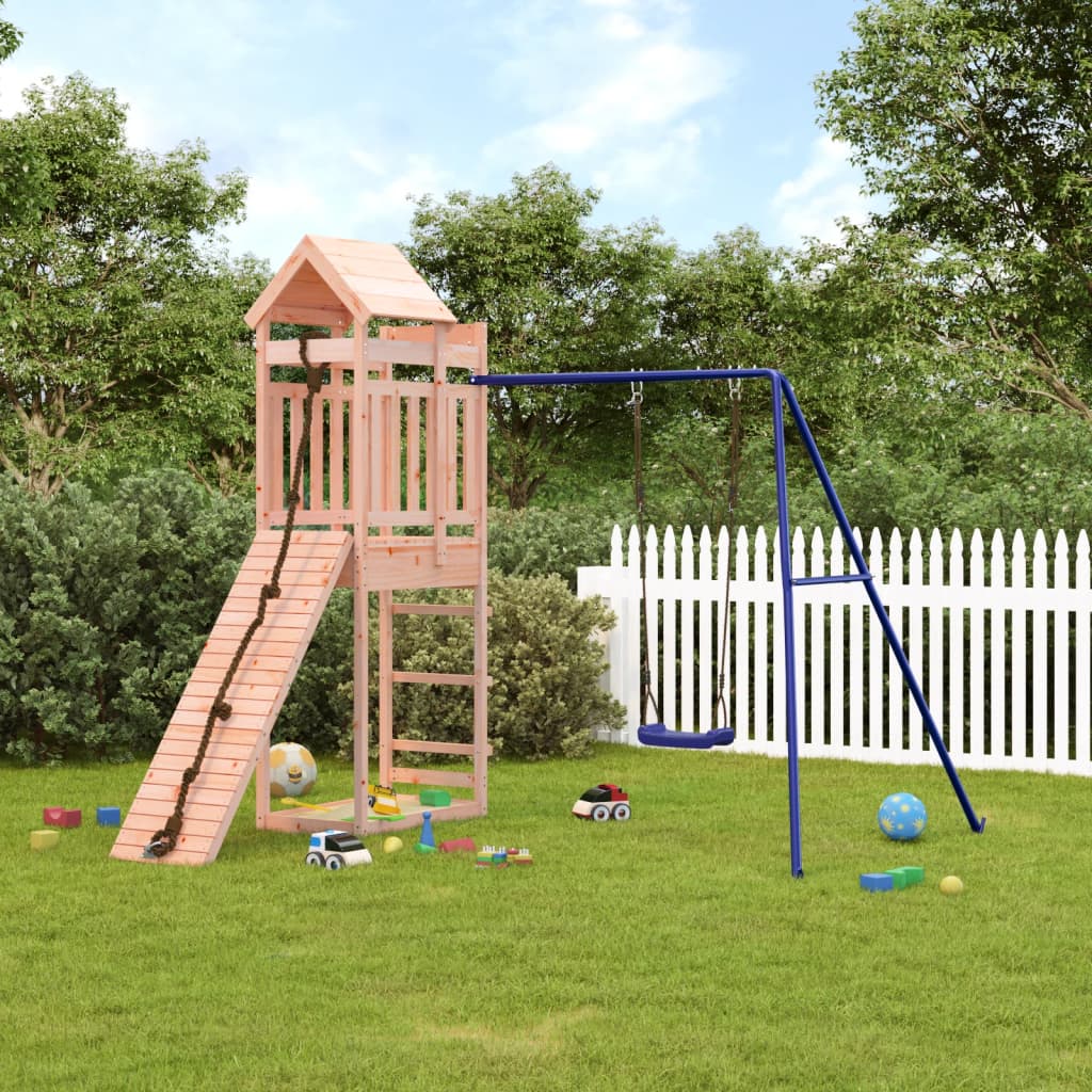 outdoor playground, rough wood