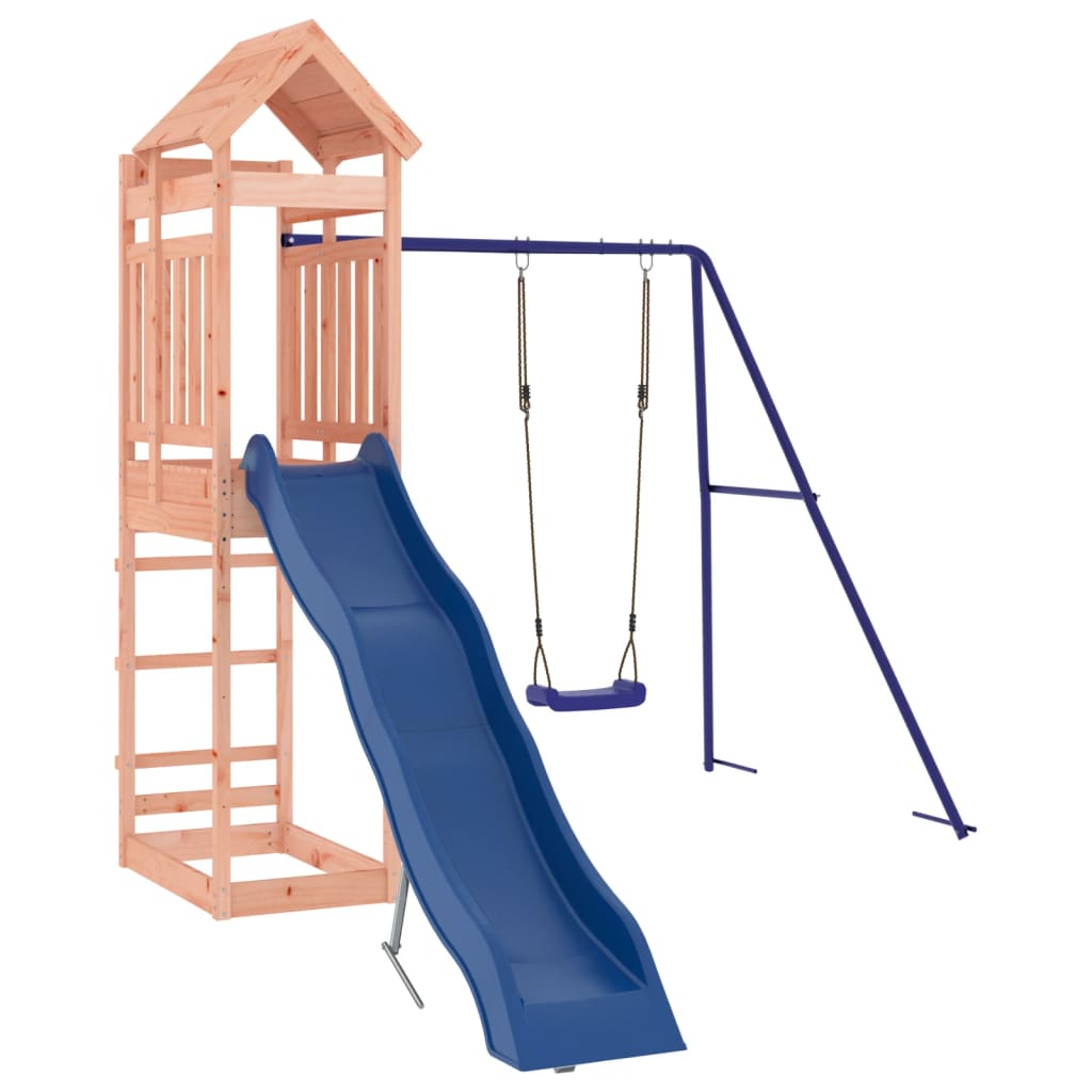 outdoor playground, rough wood