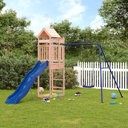 outdoor playground, rough wood