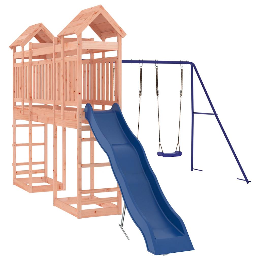 outdoor playground, rough wood