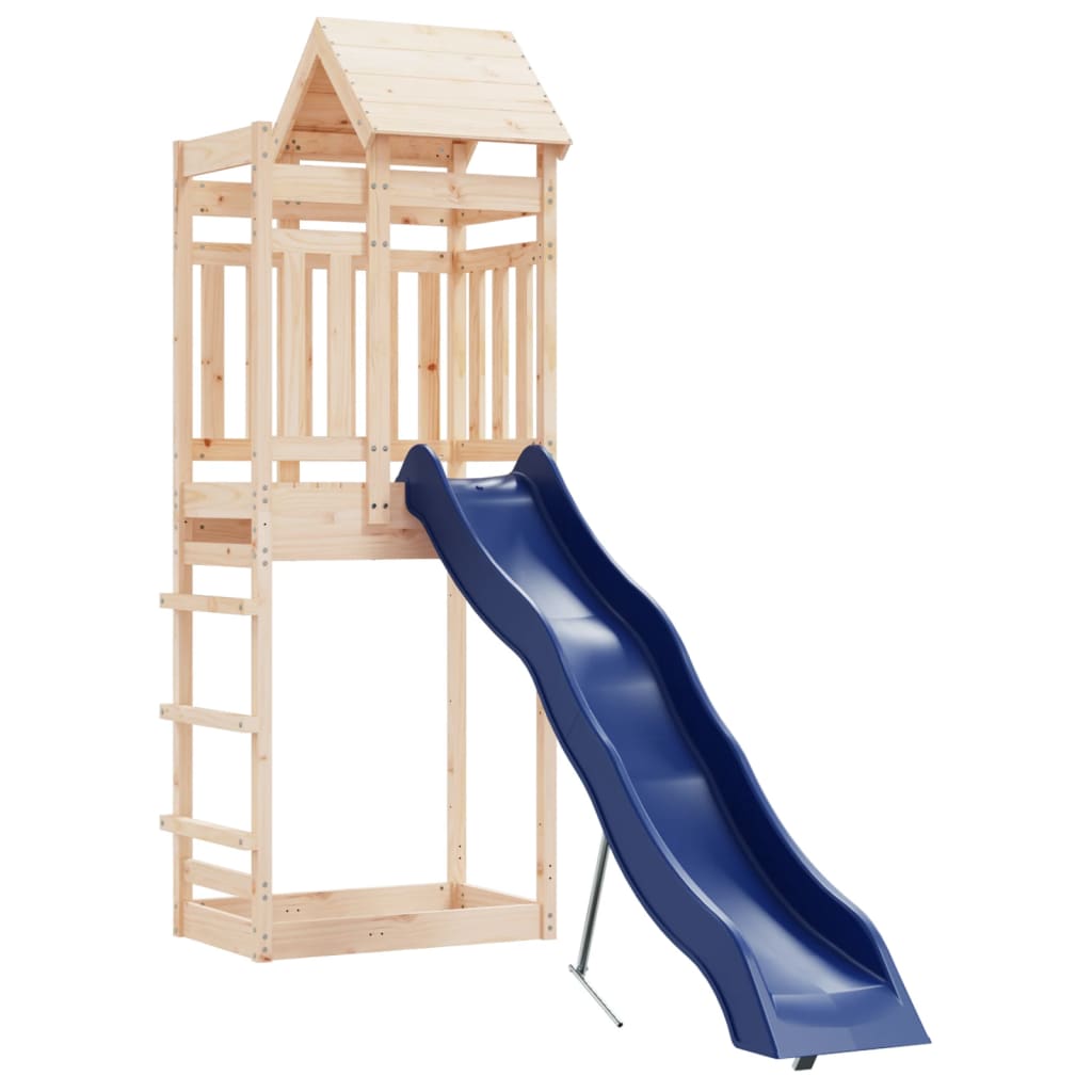 outdoor playground, pine wood