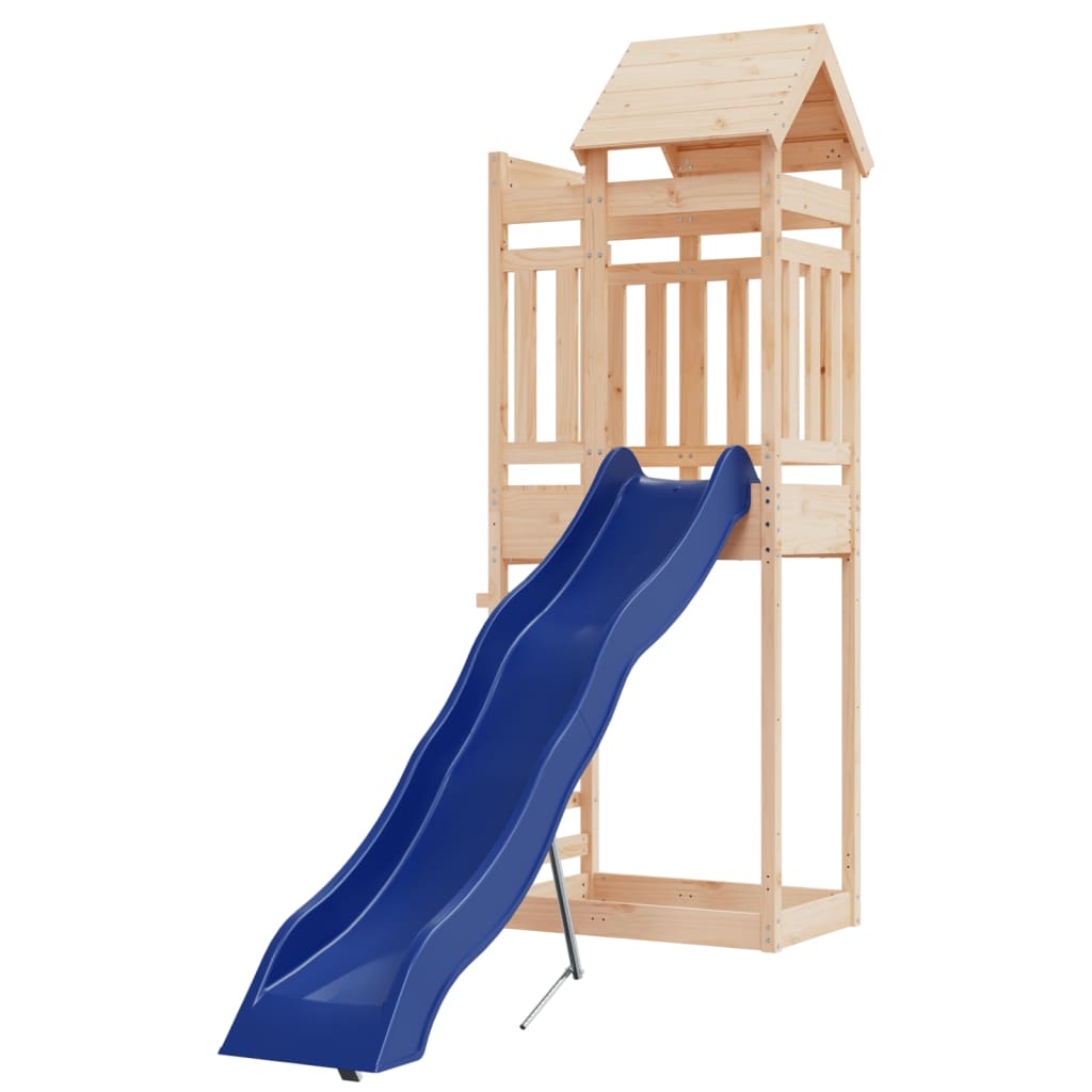 outdoor playground, pine wood