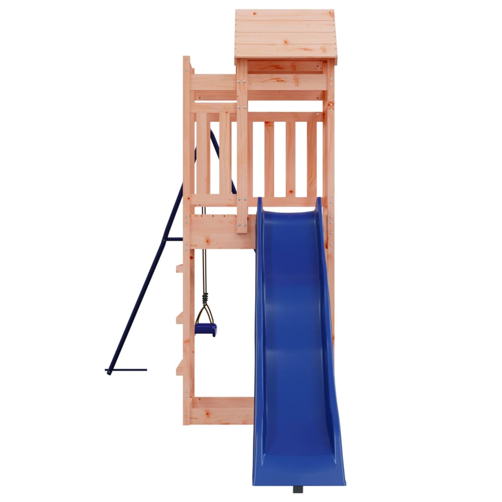 outdoor playground, rough wood