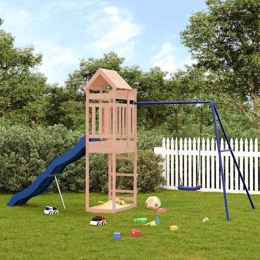 outdoor playground, rough wood