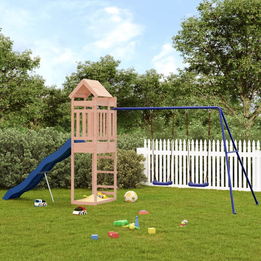 outdoor playground, rough wood