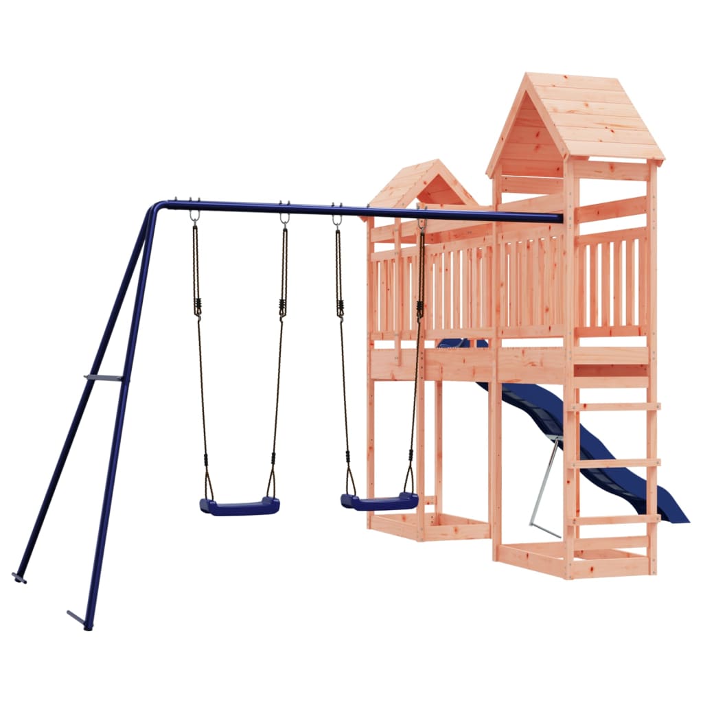 outdoor playground, rough wood